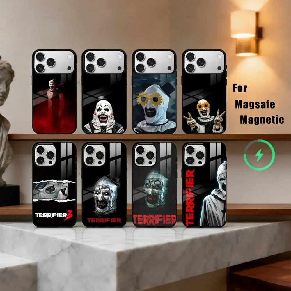 

movie T-thrilling T-Terrifier-R Phone Case For iPhone17,16,15,14,13,12,11 Plus,Pro Max Magnetic For Magsafe Wireless Charging