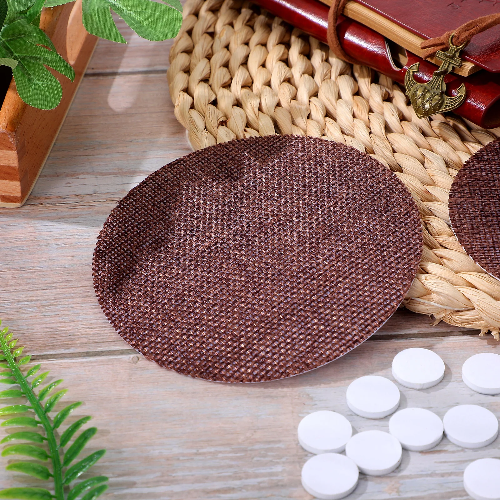 2pcs Shade Diffusers For Pendant Light Fabric Round Light Barrier Diy Lamp Bottom Cover Chandelier Accessories Spotlight Shading