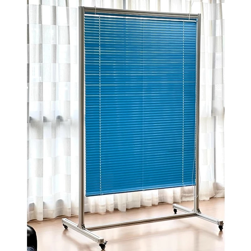 

Office aluminum alloy louver screen partition removable folding screen privacy baffle