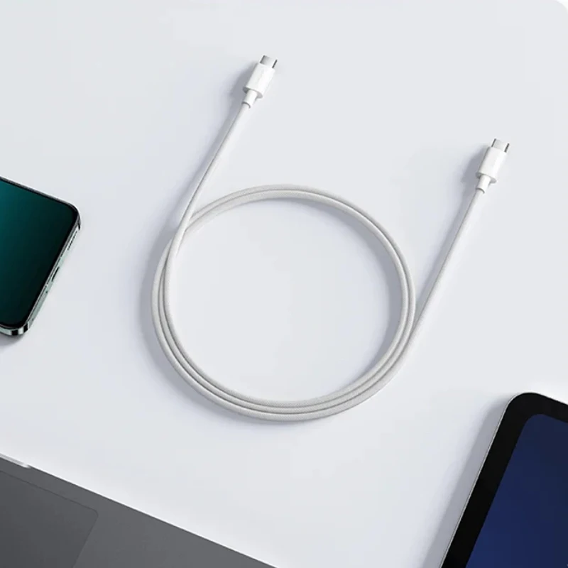 Xiaomi 3A Gevlochten USB-C naar USB-C Kabel 1 Meter Hoge Snelheid Data Sync Oplaadkabel