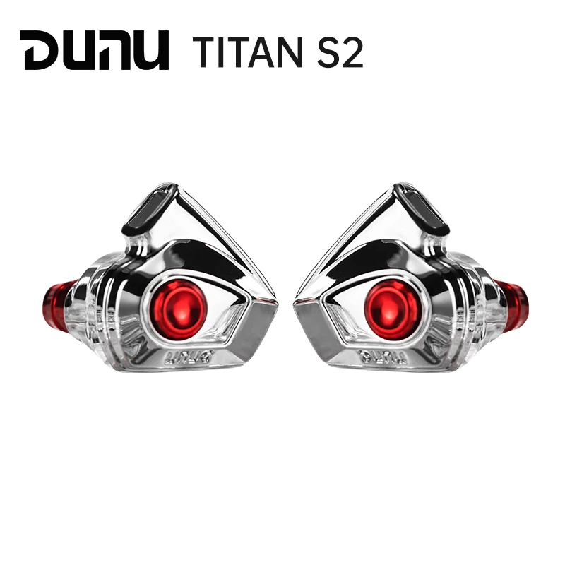 DUNU Titan S2 auriculares HiFi con cable de doble cámara circuito magnético Dual auriculares internos dinámicos de alto rendimiento 0,78mm 2 pines