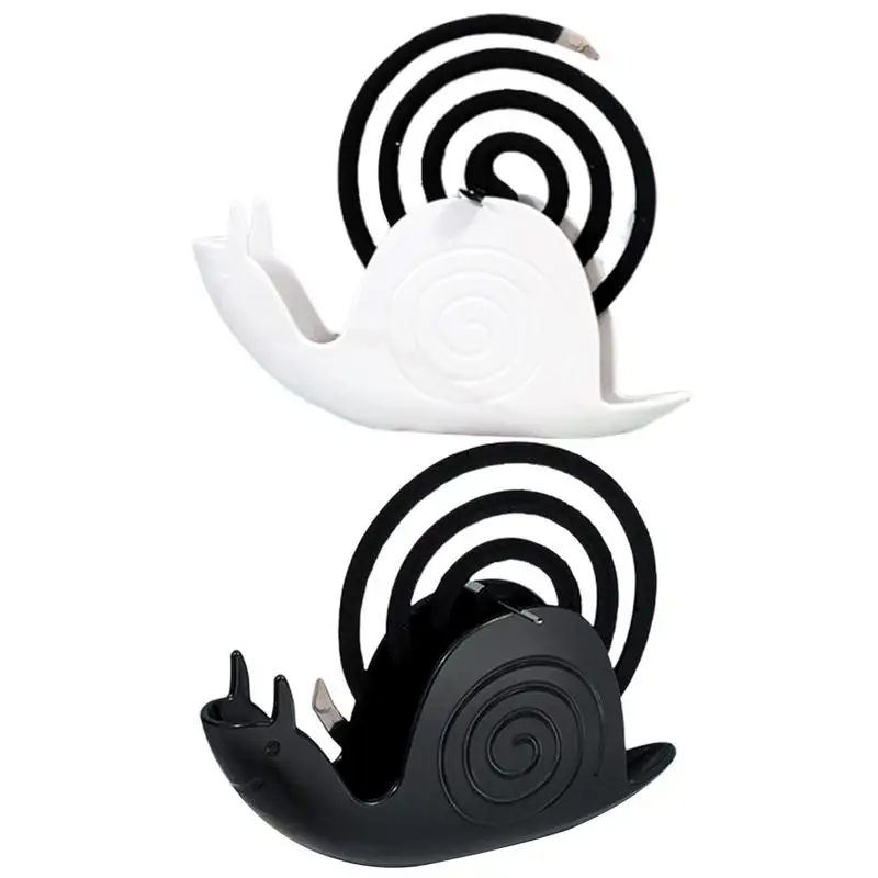 Snail Shape Mosquito Coil Incense Holder Shelf Retro Unique Coil Vertical Stand Support Base Cute Ornament For Home Bedroom Deco