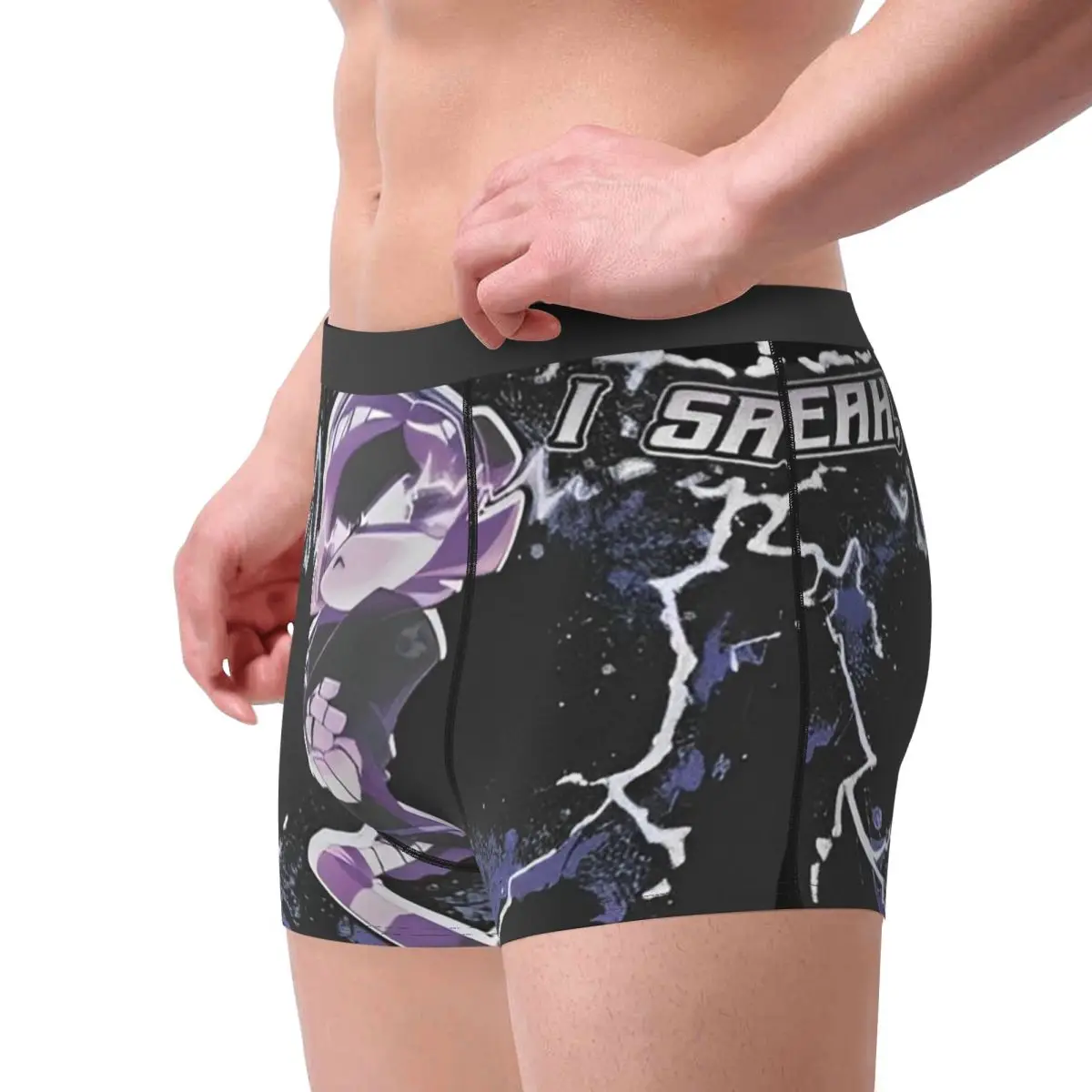 القتل الطائرات بدون طيار عوزي الملابس الداخلية الكرتون أنيمي رجل الملاكم موجز عادي Boxershorts Trenky التسامي سراويل كبيرة الحجم