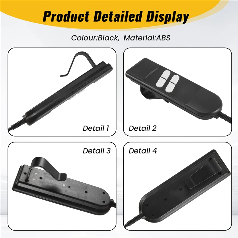 

A21F-Electric Sofa Remote, 5 Pin 4 Button Power Recliner Remote Replacement Parts For OKIN LIMOSS Pride Golden Berkline
