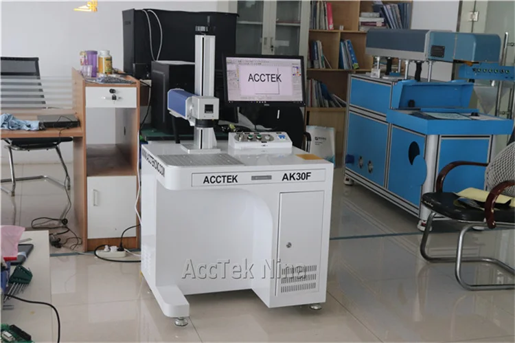 Perfect Laser 30W Desktop Metal Steel Raycus Fiber Laser Marker Engraver Etching Laser Marking Machine