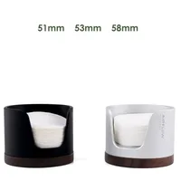 51/54/58MM Universal Coffee Filter Paper Storage Box 120 Pieces Handle Round Filter Paper Holder Moka Pot Filter Paper Dust Box 3
