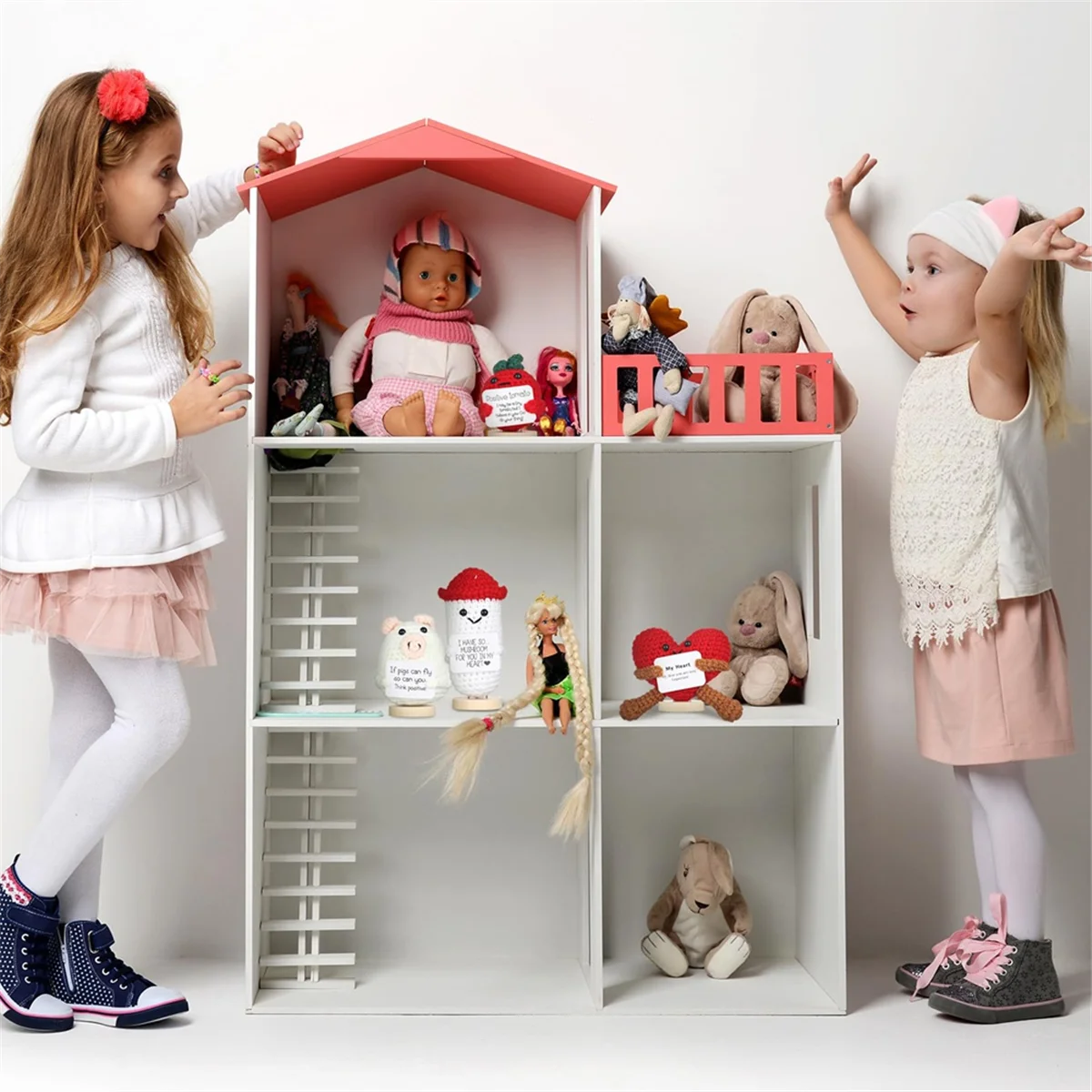 El nuevo soporte para muñeca de ganchillo de 12 Uds., soporte para muñeca, muñeca de Animal de fieltro, juguete, Base de madera, soporte para figura de acción