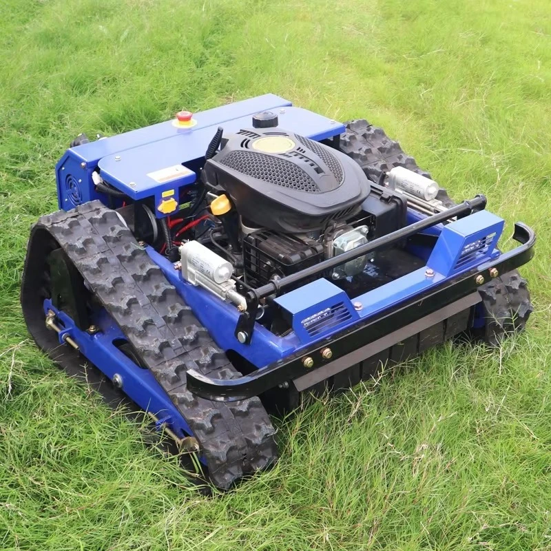 Hot Product Grass Cutting Machine Crawler Brush Cutter for Agriculture Electric Remote Control AI Robot Lawn Mower