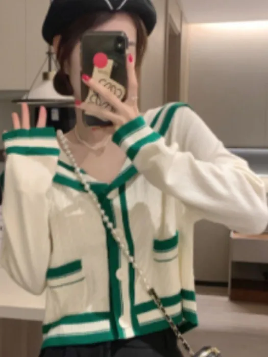 

Sweet Sle ort вязаный темно-синий кардиган с воротником женский осенний модный длинный свитер из полиэфирного волокна для студентов колледжа в стиле ретро