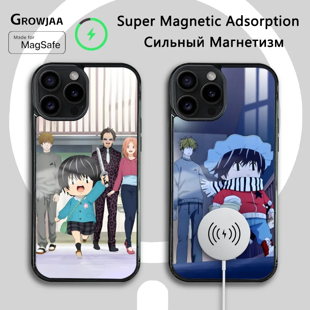 

Anime Kotaro Lives Alone Phone Case For iPhone 16 15 14 13 12 11 Pro Max Plus Mini Magsafe Mirror Wireless Magnetic Cover