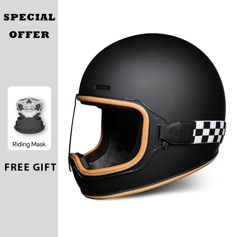 

Full Face Racing Helmet DOT Approved Full Face Helmet for Men Women ABS Shell Moped Motorcycle Helmets Cascos Para Moto