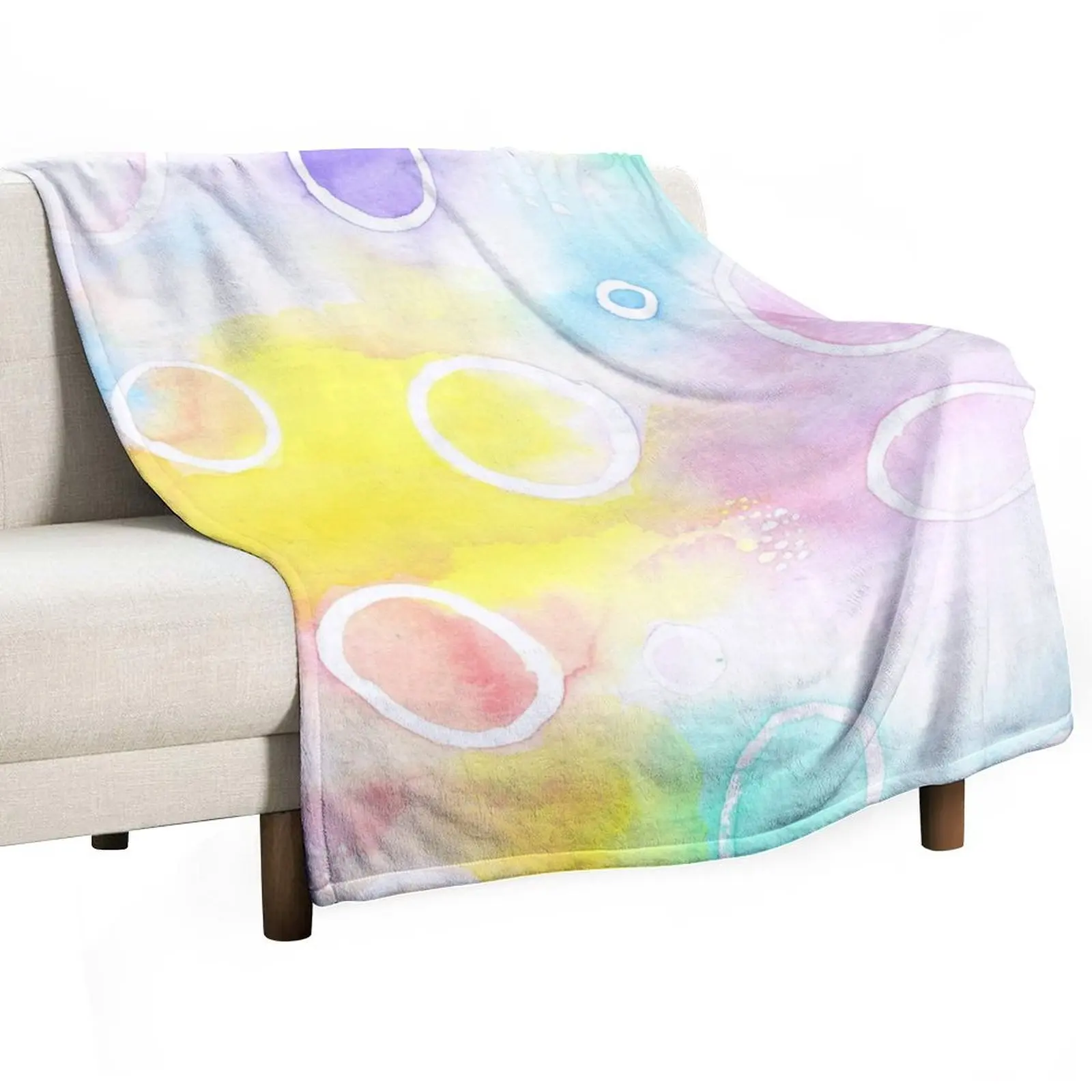 

Soft circles Throw Blanket Luxury St Vintage Summer Blankets