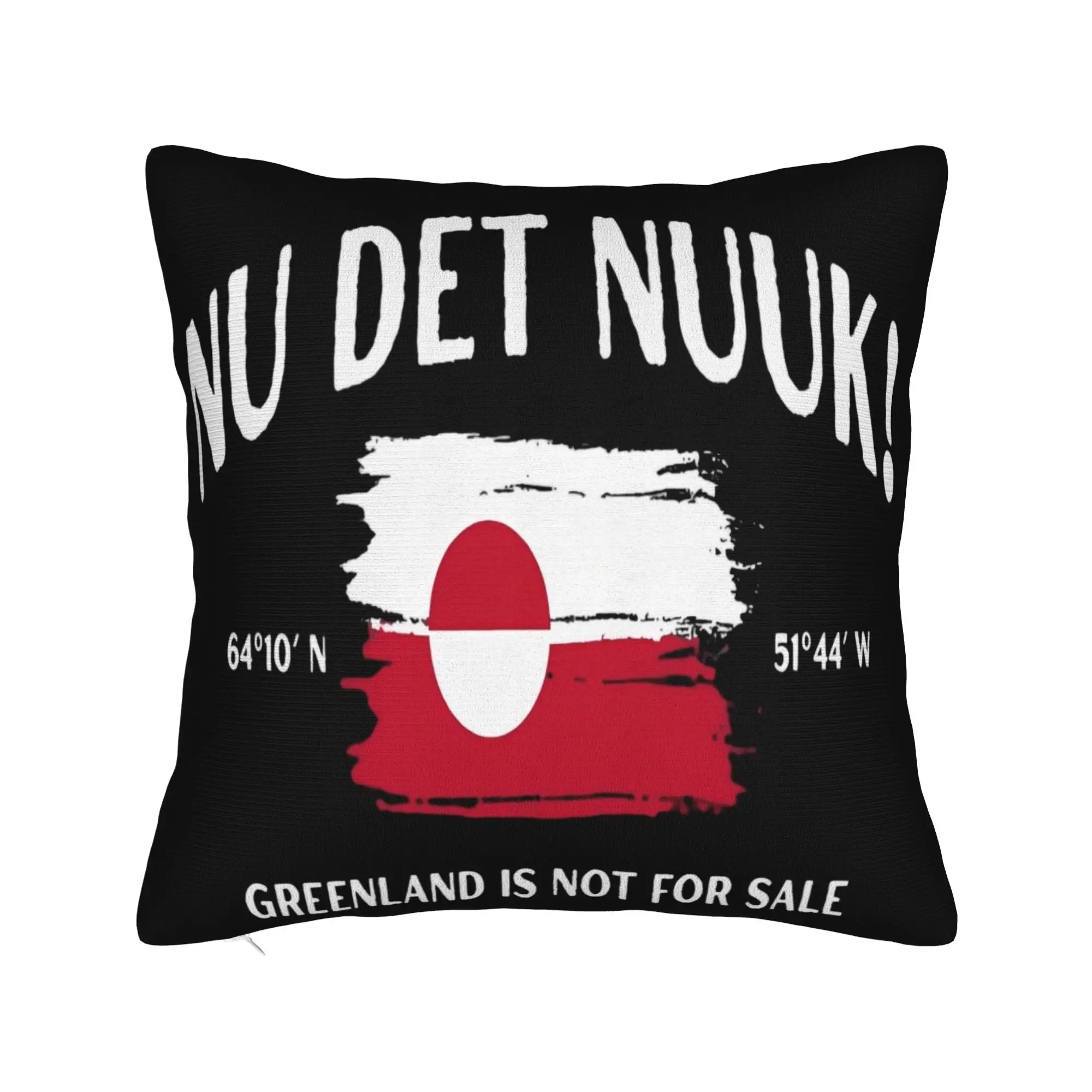Greenland Is Not For Sale Pillowcases  Novelty Pillow Case For Couch Sofa Bedroom Custom Pillow Cover