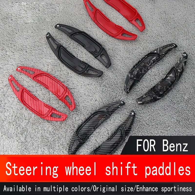 

FOR Benz AMG Steering wheel paddles GLA45 G63 A35 GLC63 E63 CLS53 Car shift paddles Automotive interior modification