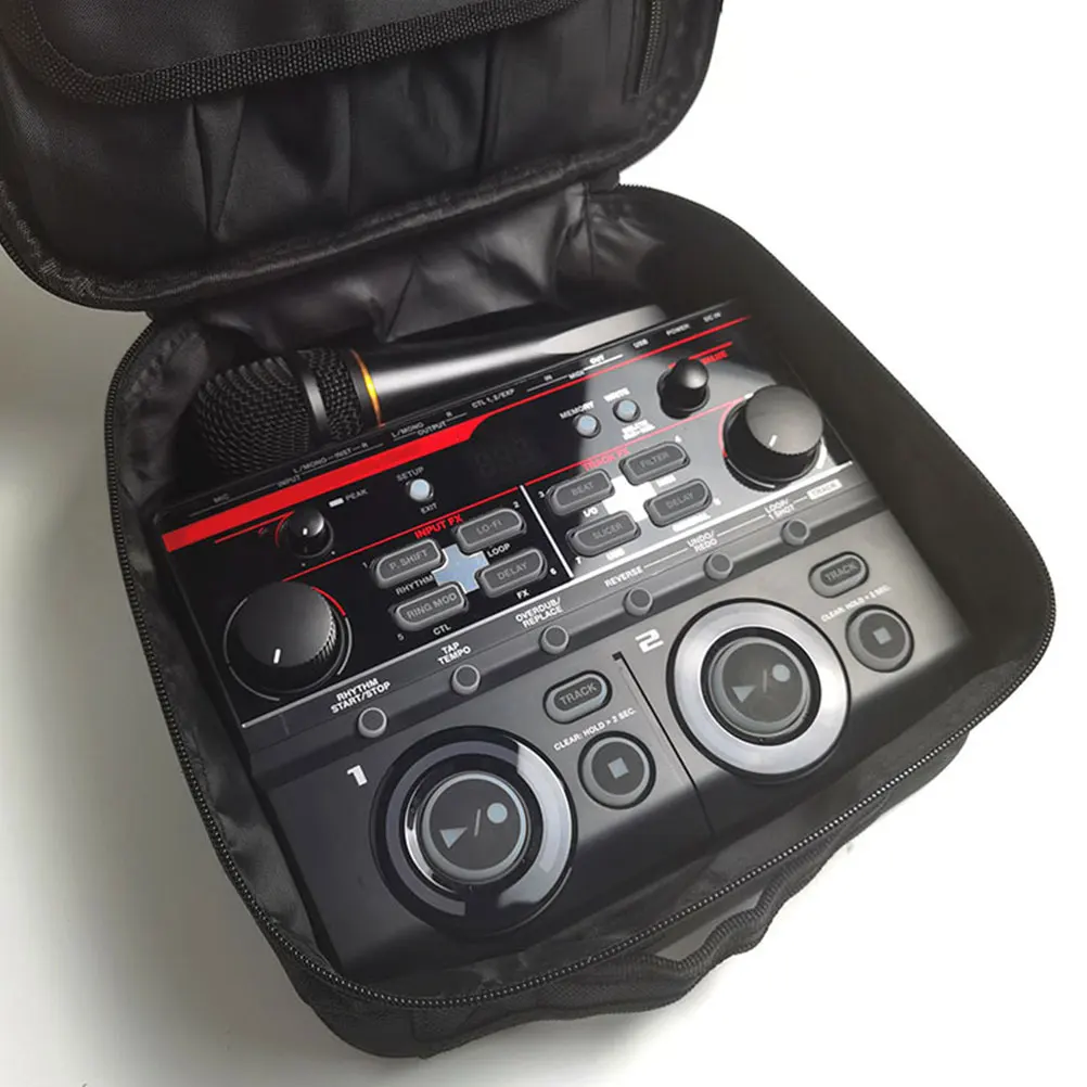 

Portable Audio Effector Bag Shockproof Large Capacity Storage Tote Versatile Travel Case For Guitar Accessories