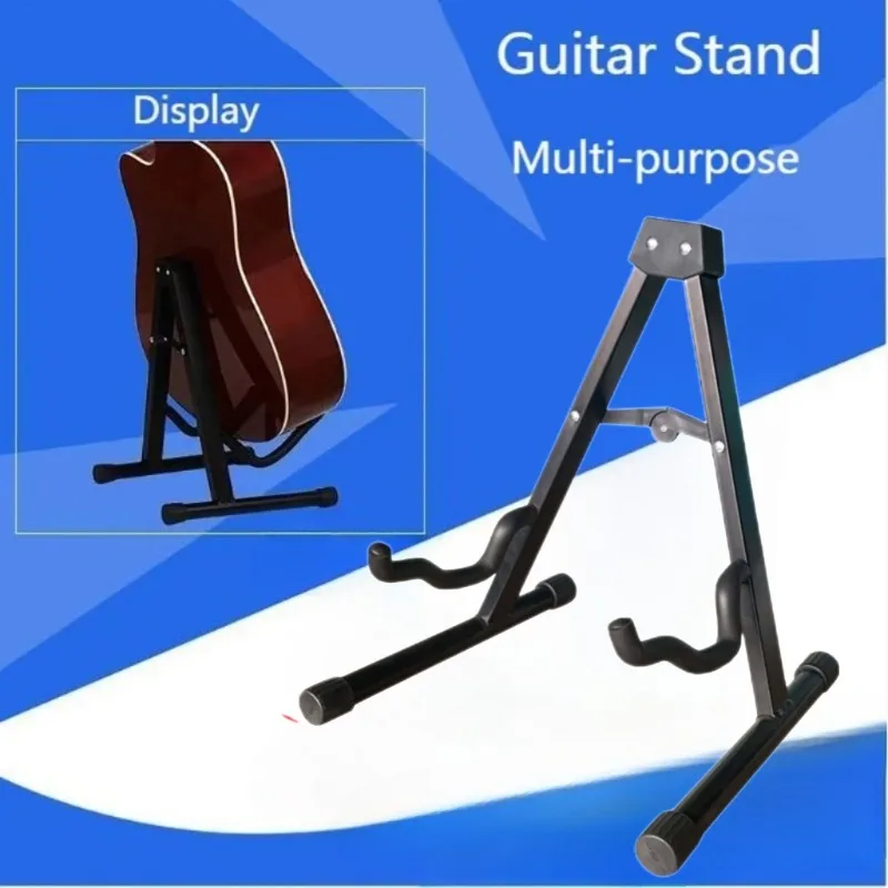 Portable Guitar Stand Foldable Holder Tripod Sturdy and Stable for Guitar Bass Stringed Musical Instrument Guitar Accessories