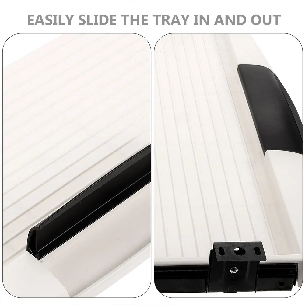 

1 Set Under Desk Tray Slide Out Ergonomic Holder For Desk, Computer Keyboard Tray, Under Desk Storage Tray, Keyboard Shelf,