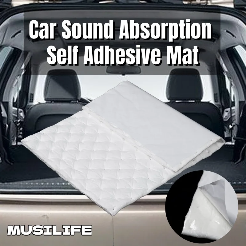 

Soundproof Cotton Self-adhesive for Car Upholstery Modification Insulation Foam Mat Firewall Stickers DIY Auto Hood/chassis/Door