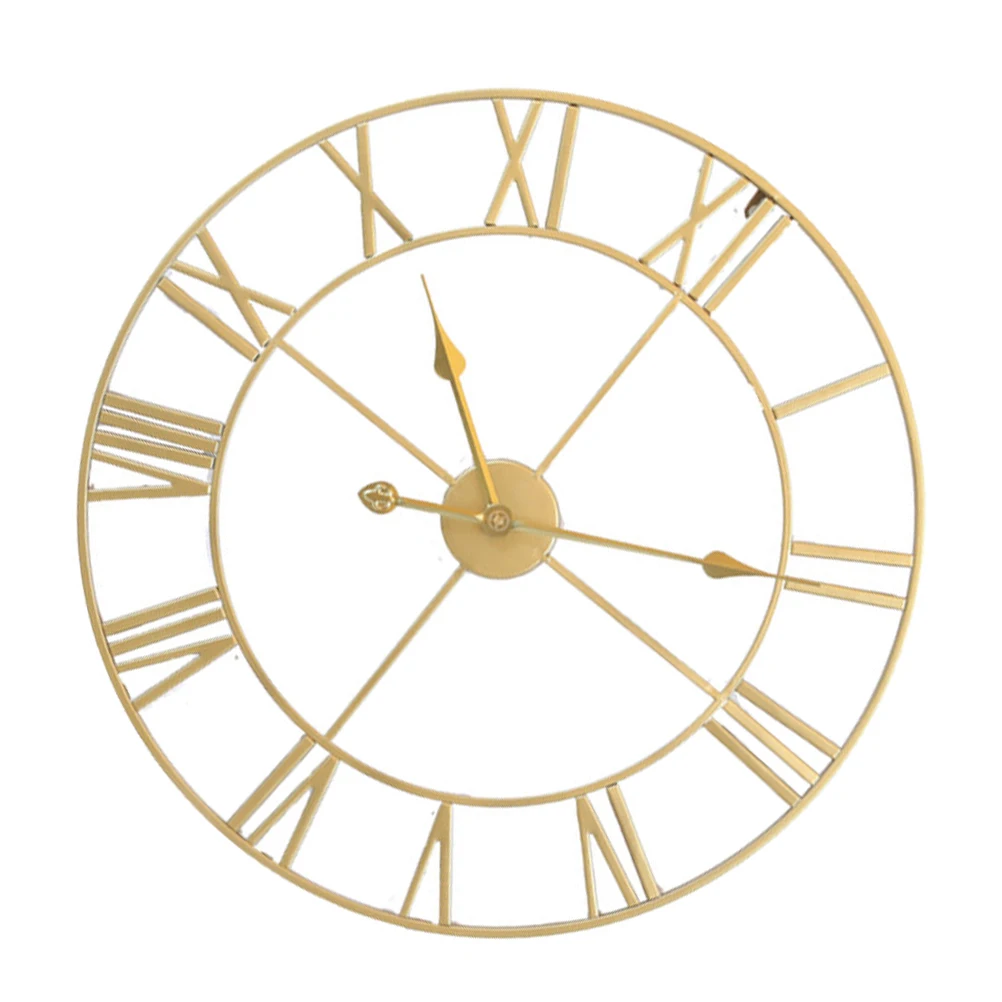 

Wall Clock Silent Clocks Non Ticking for Home Decor Chic Hanging Household