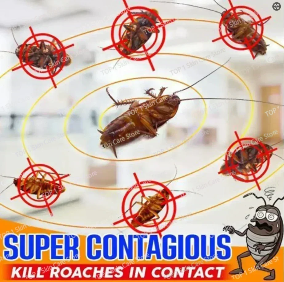 Effective Killing Cockroach Bait Powder Home Use Cockroach Insect Roach Killer Anti Pest Reject Trap Pest Control Traps 1-22pcs