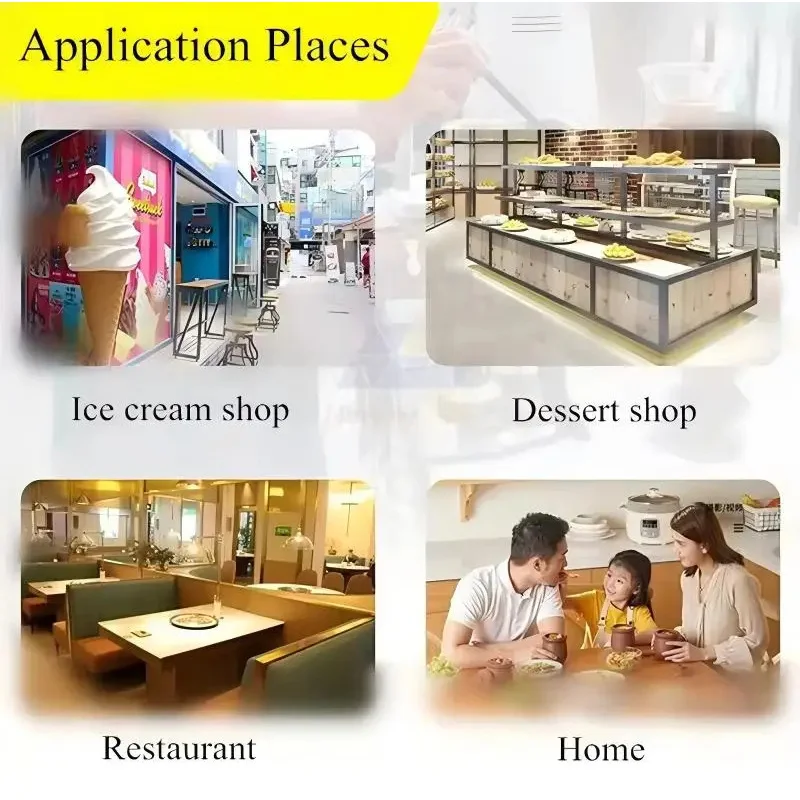 

Multiple Shapes Spaghetti Noodle Maker Swirl Ice Cream Machine Birui BR-80W 80W 110/220V Commercial Use