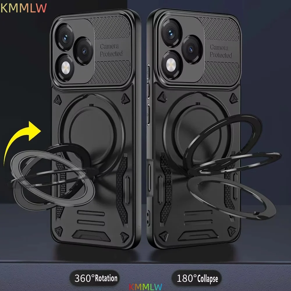 Case For Honor 400 Pro Lite Smart X60 X9c Smart X70 X7D X5C X9D Ring Bracket Magnetic Holder Cover Shockproof Armor view 6
