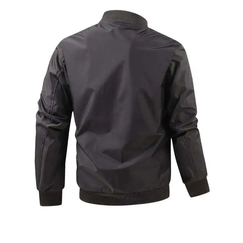 

Thiened Spring Autumn Winter MA Jaet Men's Flight Suit Korean Sle Crossbody Slim Fit Coat for ly Men