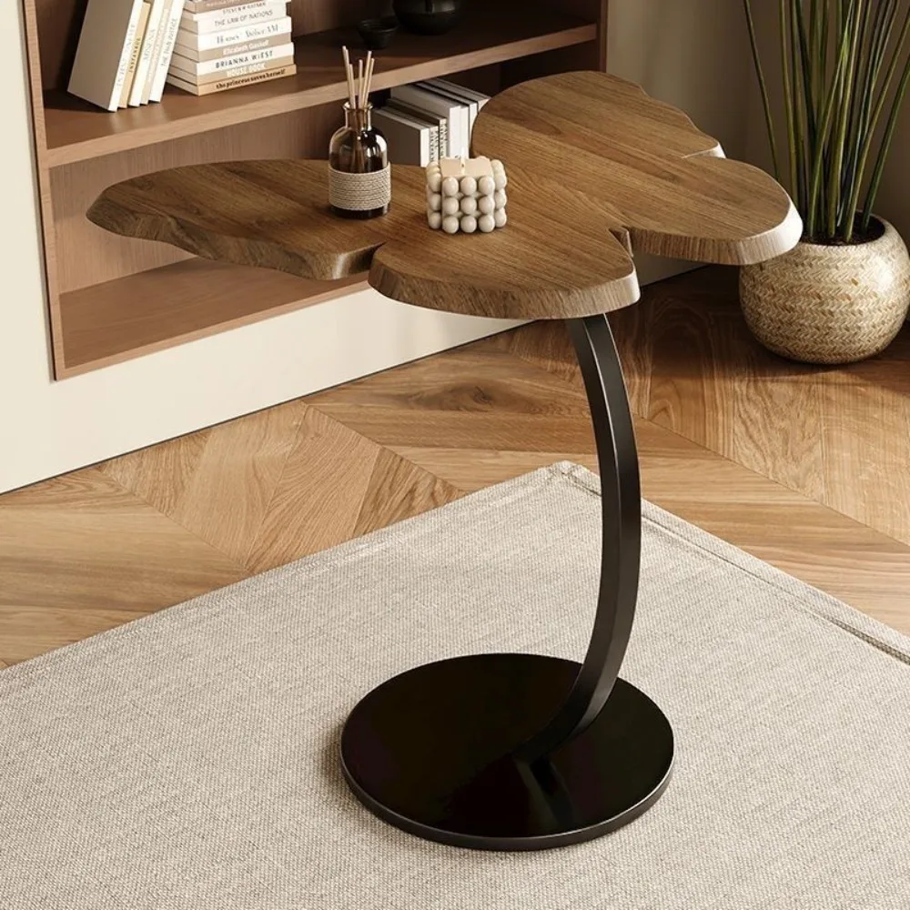 Side Table Stable and Sturdy Living Room Table Vintage Butterfly Shaped Luxury Corner Tables Creative