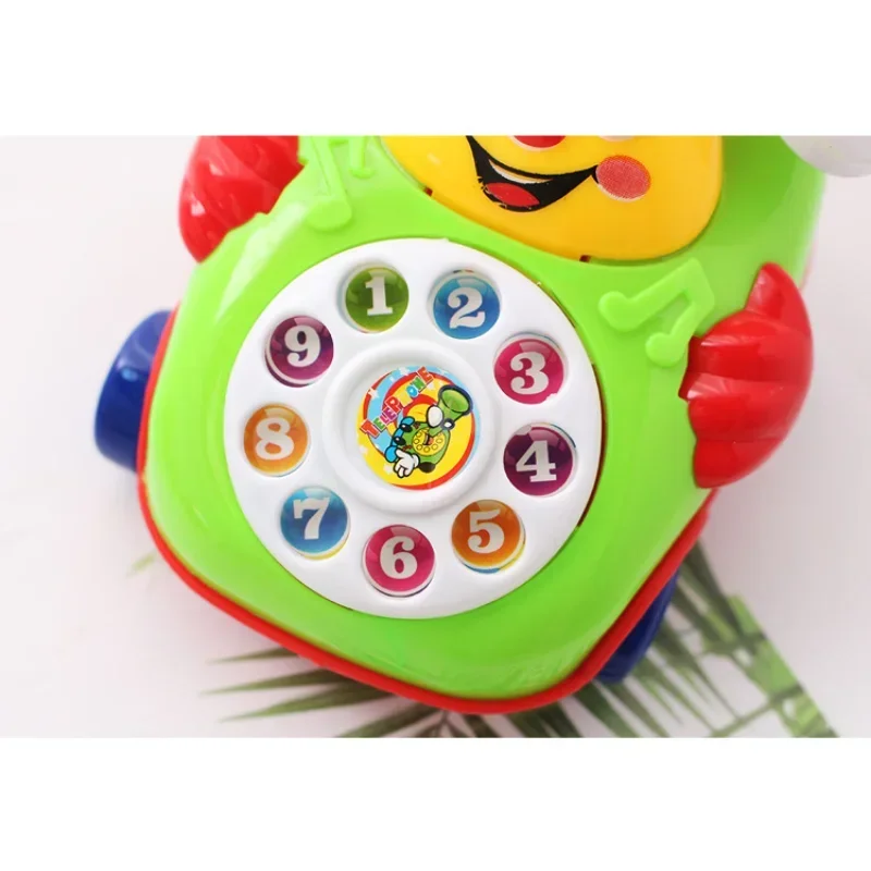 Cute Cartoon Smile Face Toy Phone Car Funny Parent-child Interactive Game Gift for Kids Develop Intelligence Education Random