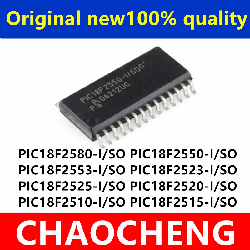 PIC18F2553-I/SO PIC18F2523-I/SO PIC18F2580-I/SO PIC18F2550-I/SO PIC18F2525-I/SO PIC18F2520-I/SO PIC18F2510-I/SO PIC18F2515-I/SO