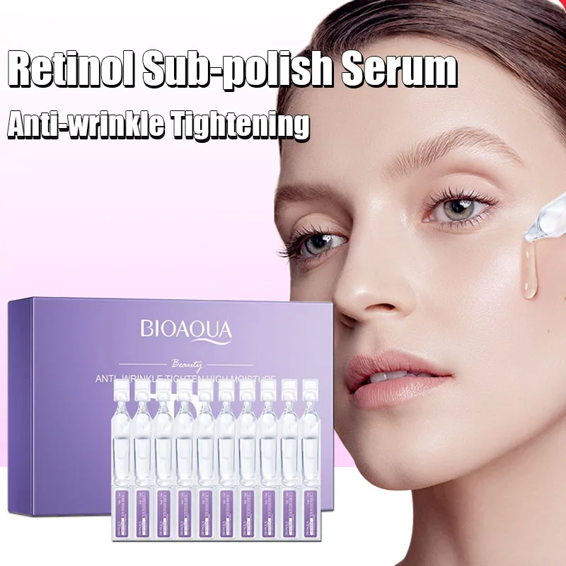 

Укрепляющая сыворотка для лица с ретинолом, антивозрастная, выцветающая, тонкие линии, отбеливающая, осветляющая косметика для ухода за кожей