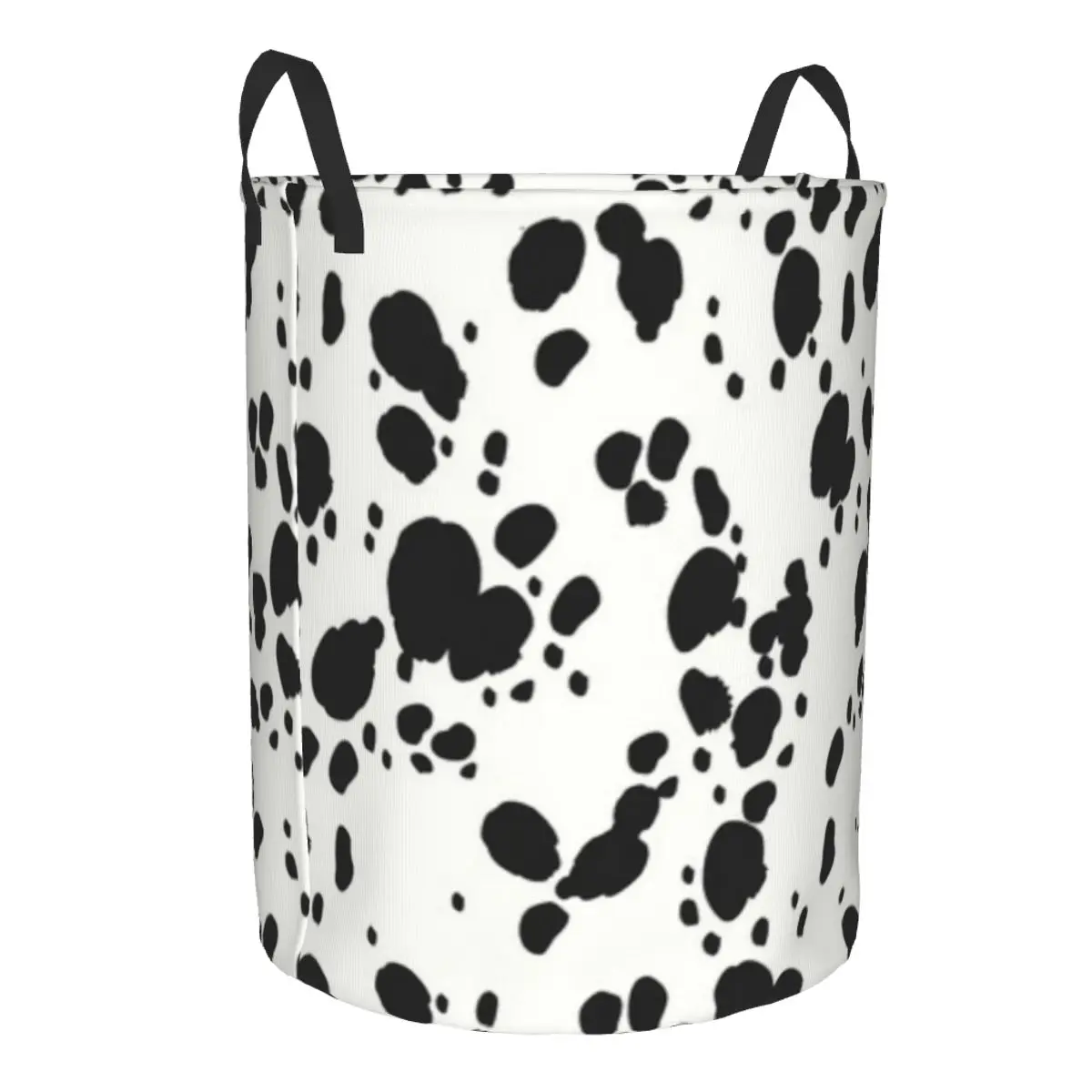 Dalmatians Texture Waterproof Storage Bag Household Dirty Laundry Basket Folding Bucket Clothes Organizer