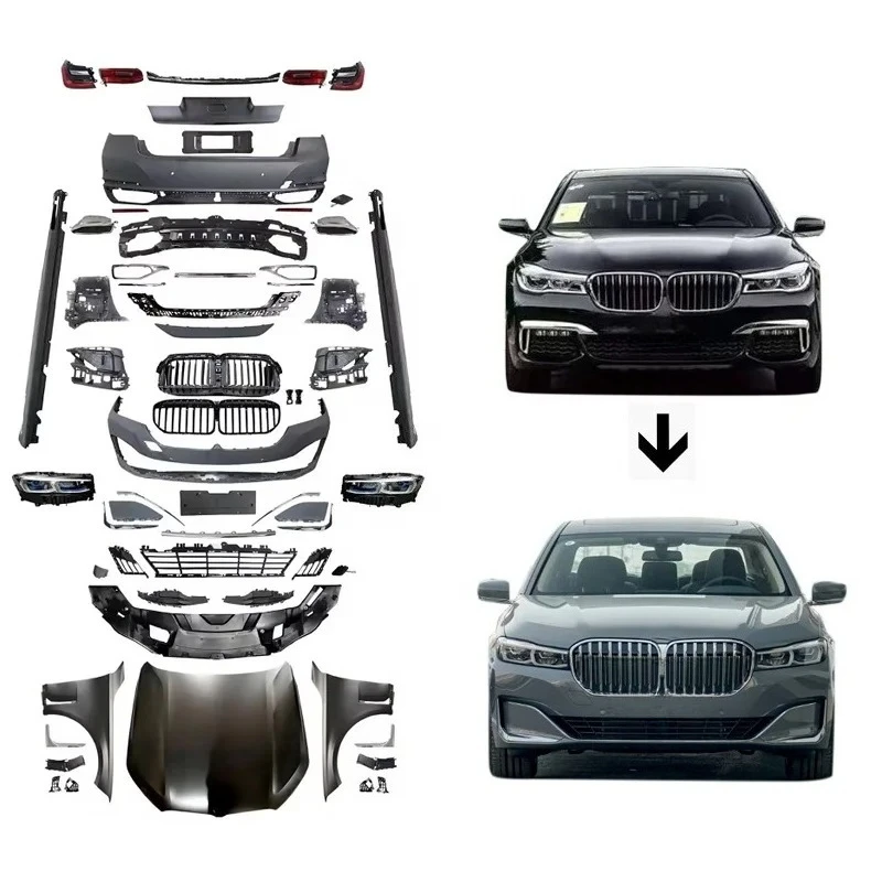 

2016-2018 7 Series G11 G12 to G12 LCI 2019-2022 Luxury Style Conversion Kit Full Bumper & Body Styling Auto Parts & Accessories