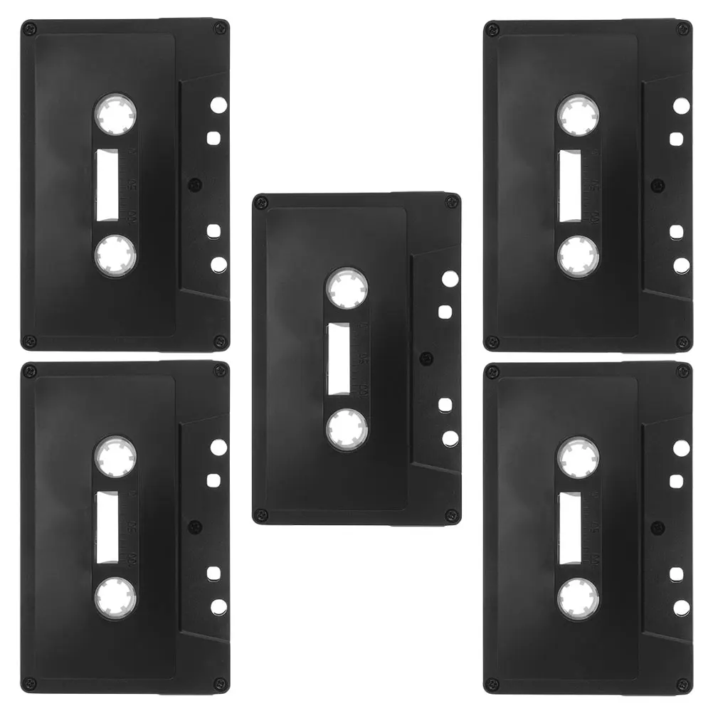 

5pcs Blank Cassette Tapes Empty Audio Tape Decoration DIY Craft Wall Home Accessories Handcraft for Party
