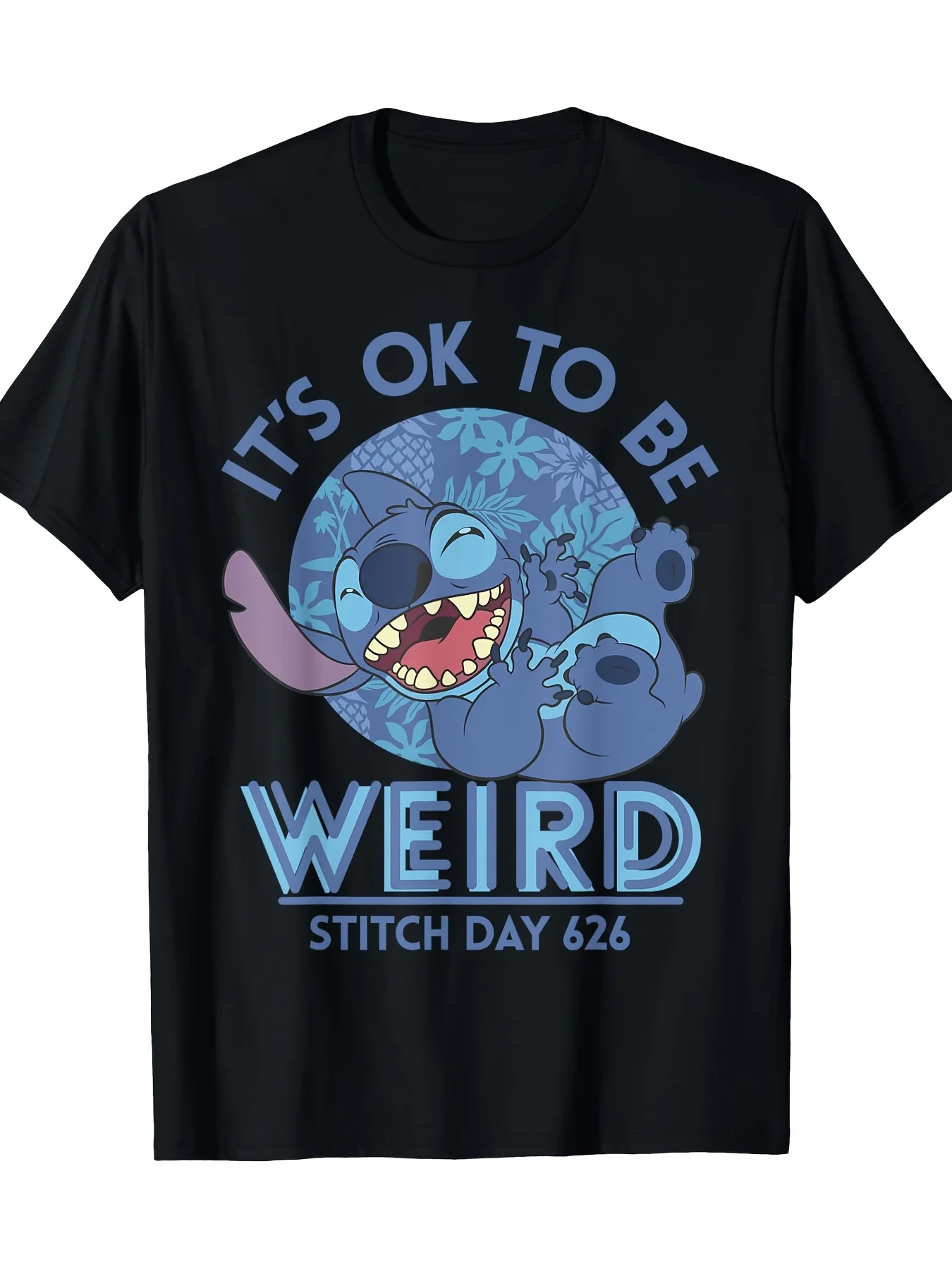 

Boys and Girls Stitch Summer T-Shirt Family Parent-Child Clothing Casual Loose Comfort Oversized Short Sleeve Men and Women Y2k