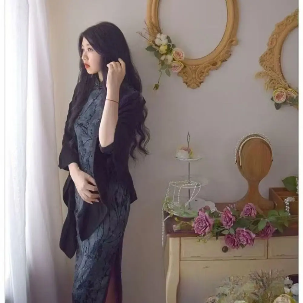 جديد دافئ الكشكشة شال غير النظامية سميكة الكتف أعلى سترة غير رسمية وشاح شال الخريف الشتاء #3