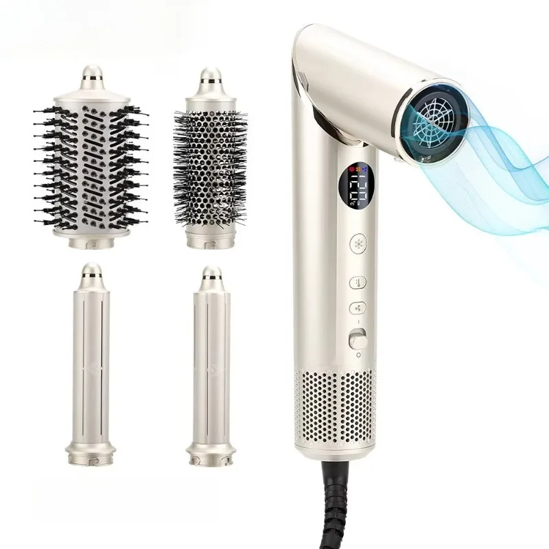 Custom Multi-functional Hair Styling Set 110000RPM Ionic High Speed Hair Dryer Brush 8 In 1 Salon Equipment