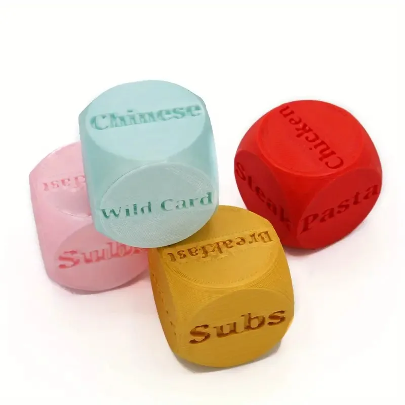 Food Takeout Dice, Let Your Next Meal Be Fate, Holiday Party Supplies, Game Dice, Holiday Gift