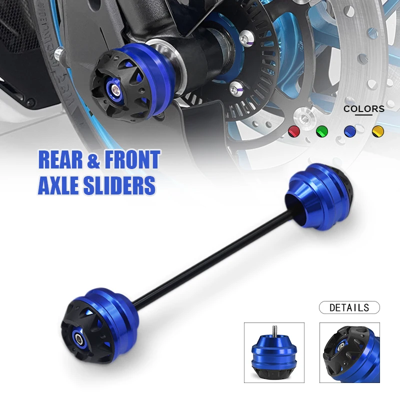 

Motorcycle CNC Front Axle Sliders Fork Wheel Protection Crash Cap For R1200GS R1250GS Adventure R1250RT R1250R R1250RS 2014-2025