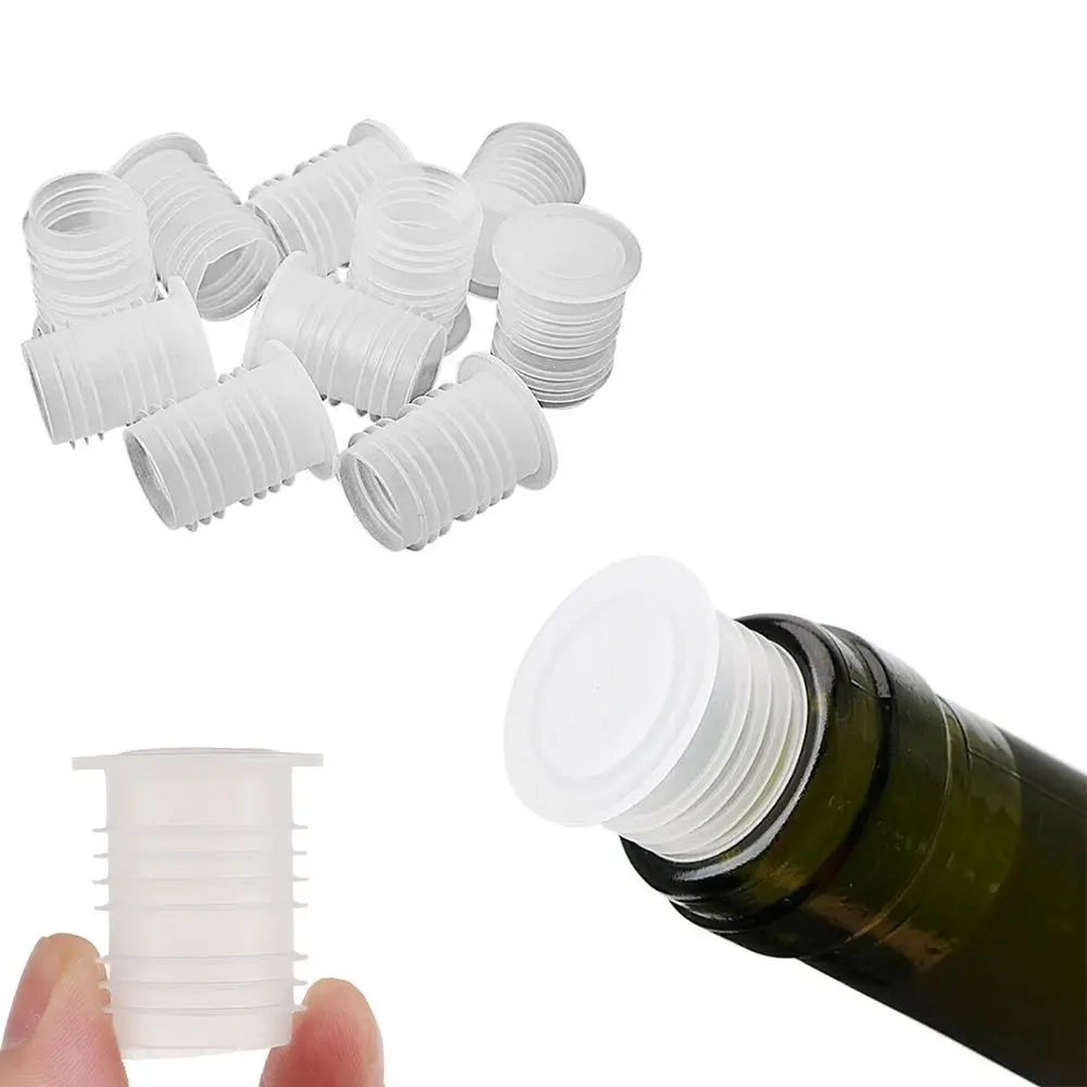 Wine Stopper Plastic Bottle Cap  Thicken Beer Wine-making Cover Environmental Grade Wine Stopper For Glass Bottle Parts