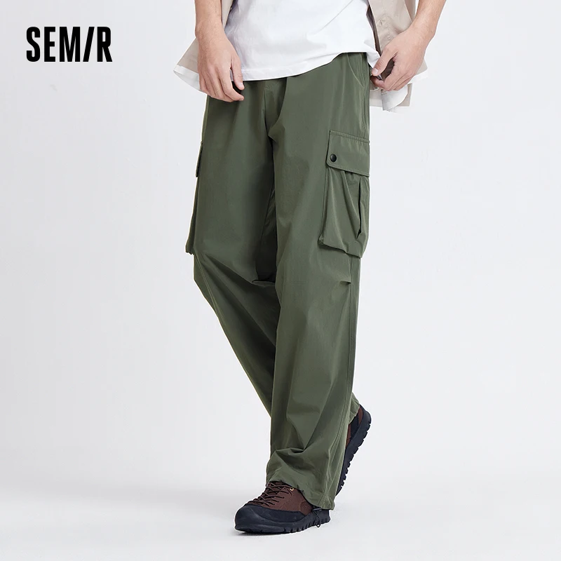 

Semir Casual Pants For Men New In 2024 Summer Loose Fit Straight Leg Workwear Pants Cool And Moisture-Wicking