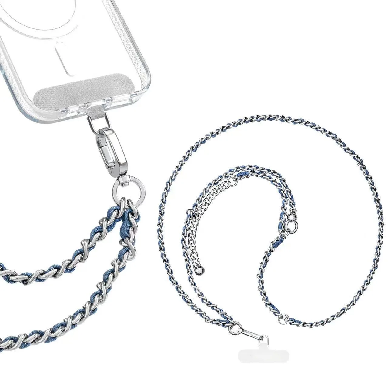 

Nylon / Metal / Beads Functional Universal Phone Straps Should Belt Lanyard Phone Hanging Chain