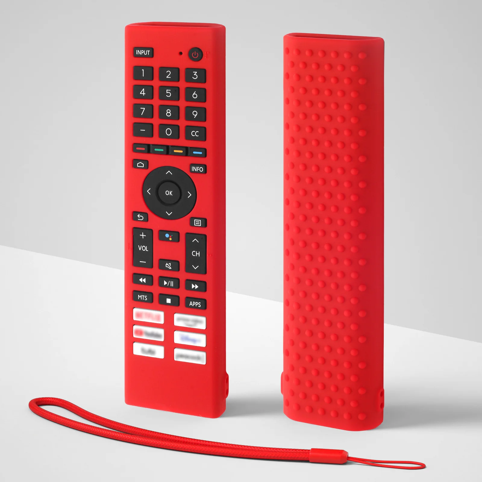 

Silicone Cover for Hisense Voice Remote Control, Compatible with ERF3J80H ERF3G80H ERF3F80H - 4K UHD Android TV remote case