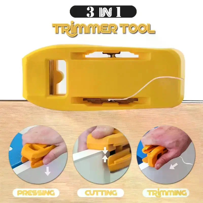 New Manual Edge Banding Trimmer Machine For Wood Plastic PVC Plywood Melamine - Woodworking Tool For Head Tail Trimming