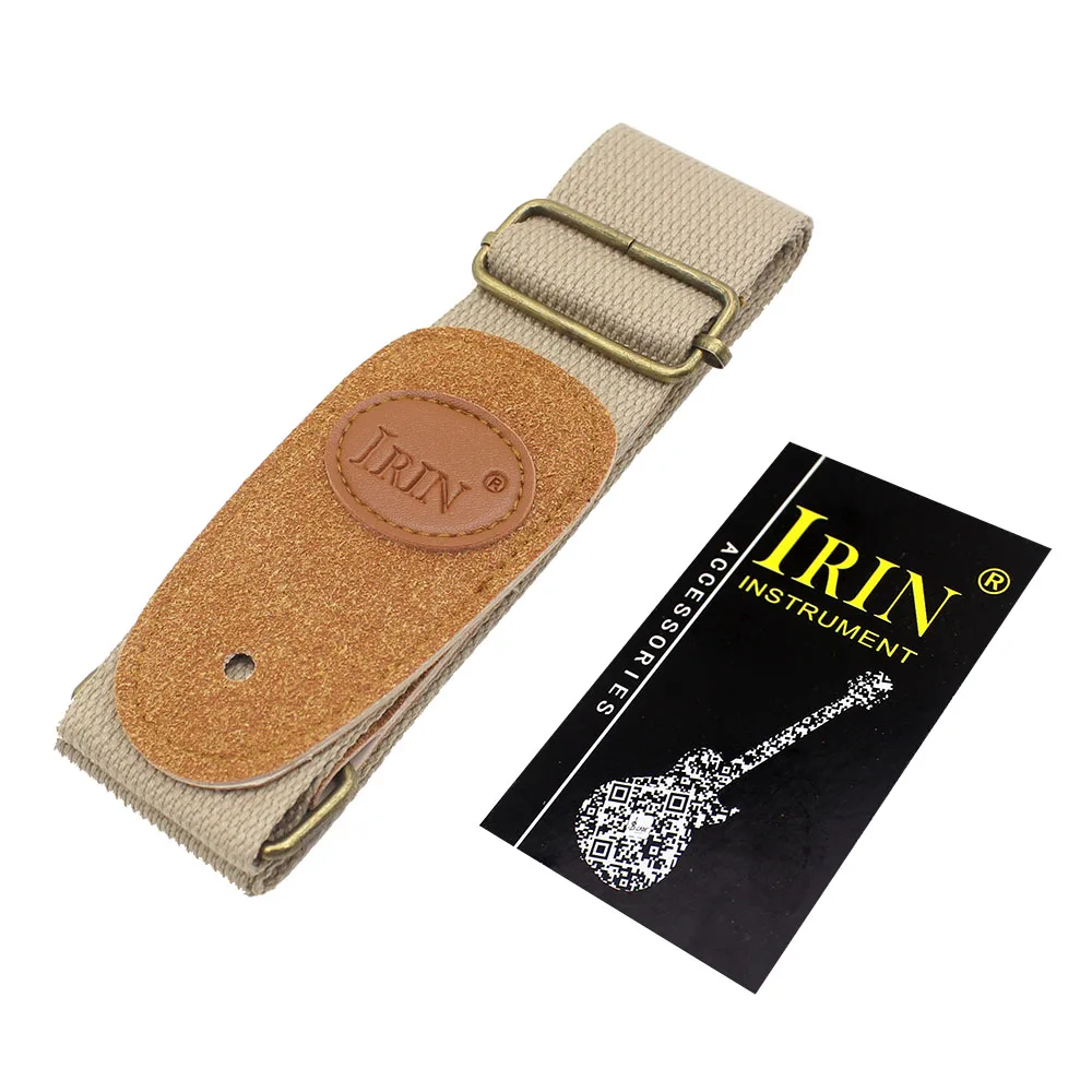 IRIN Guitar Strap Adjustable Pure Cotton Shoulder Strap Acoustic/Classical/Electric Guitarra Bass Strap Guitar Parts Accessories