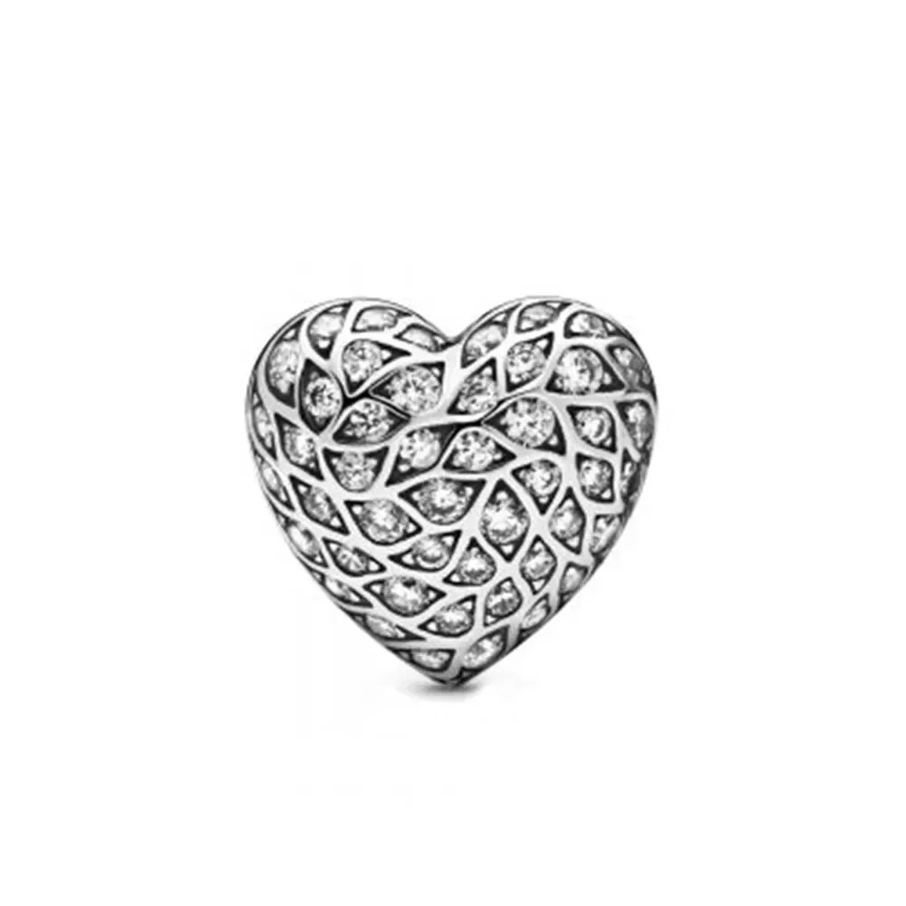 

Женские серьги-гвоздики из серебра 2019 пробы, в форме сердца