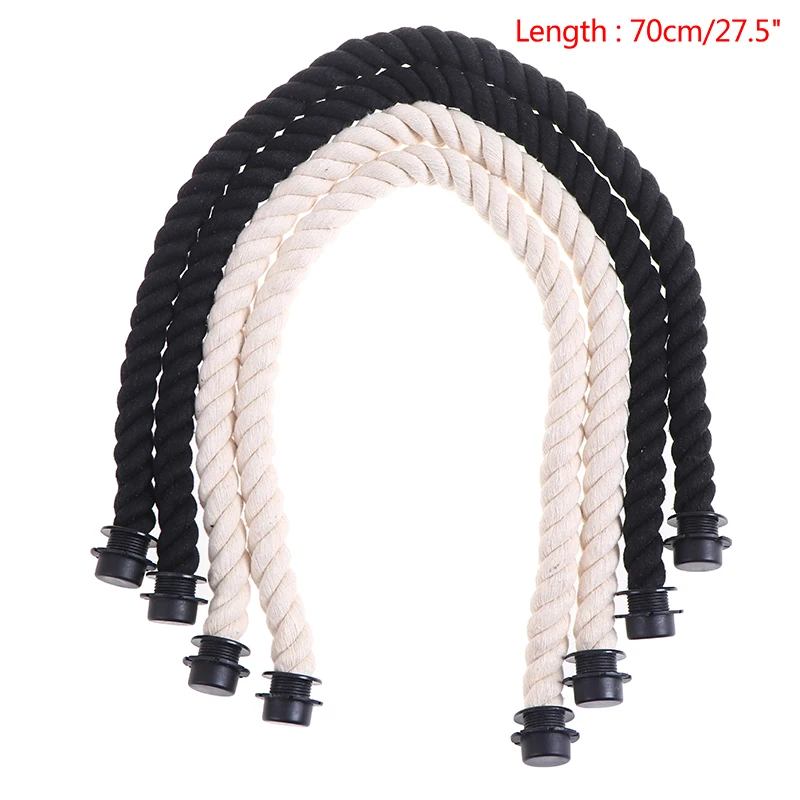 New 1 Pair Natural Hemp Rope Handle For O Bag Obag Women Handbag Classic Mini EVA Bag Hemp Handle Rope Luggage Accessories