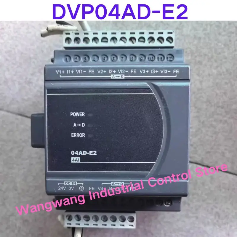 

Second-hand test OK DVP04AD-E2 Analog Input Module