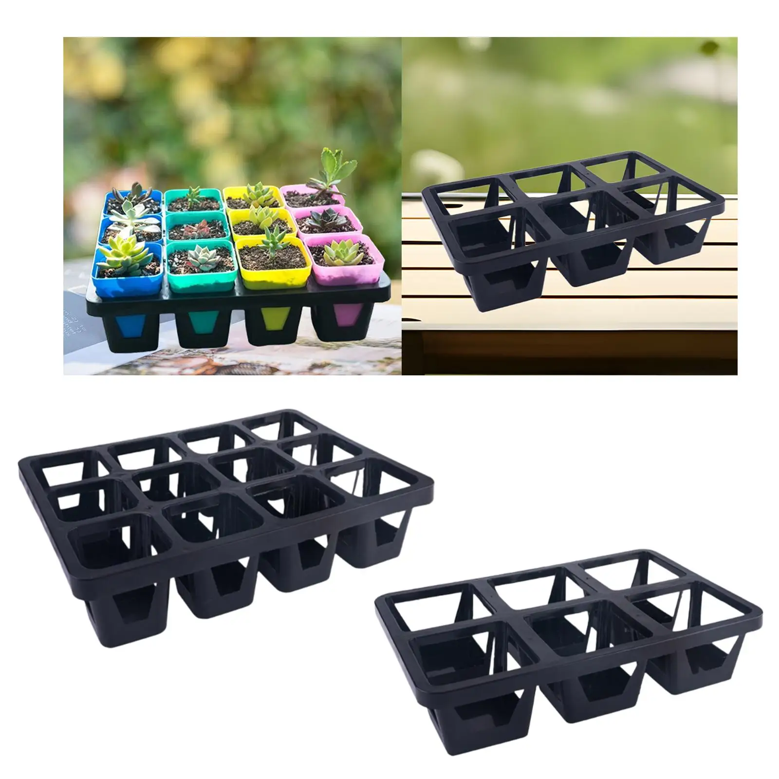 Nursery Pots Tray Reusable Portable Indoor Outdoor Lightweight Sturdy Convenient