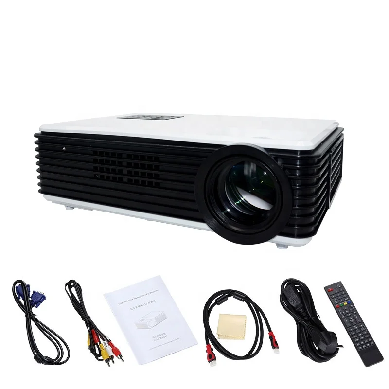 Proyector LED Full HD para cine en casa, 1080P, WIFI, Android, 1920x1080P, 3D, para oficina, hogar y escuela